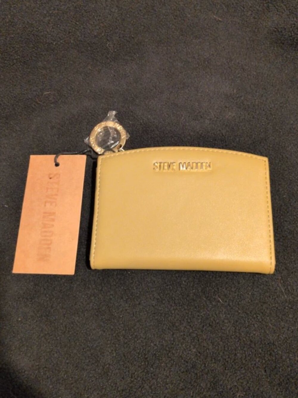 Small Foldout Card Wallet - Olive